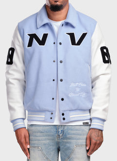 All Star Varsity Jacket - Baby Blue
