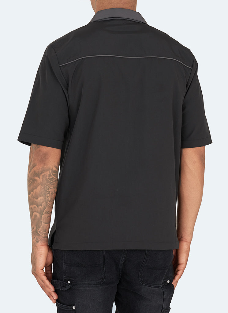 Contrast Shirt - Black/Grey
