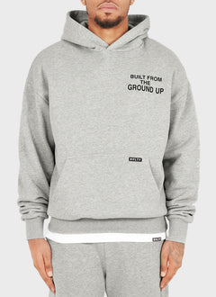 Built From The Ground Up Hoodie - Grey