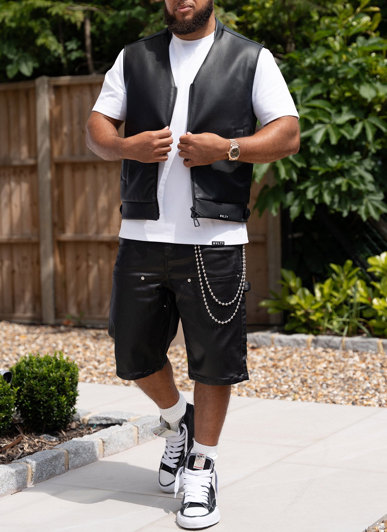 Vintage Carpenter Wax Shorts - Black