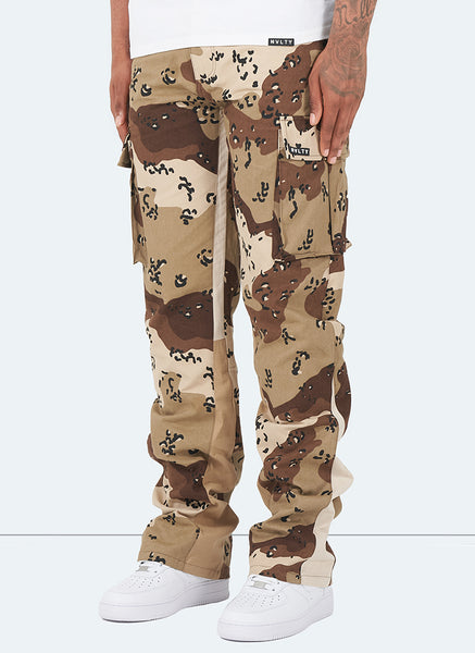 Camouflage flare best sale pants