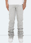 Vintage Stacked Joggers - Grey