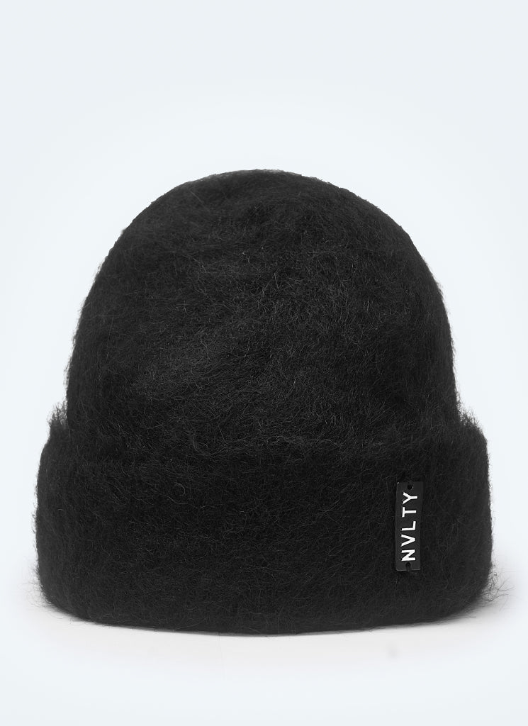 Mohair Beanie - Black – N V L T Y