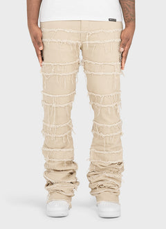 Vintage Flare Thread Jeans - Stone