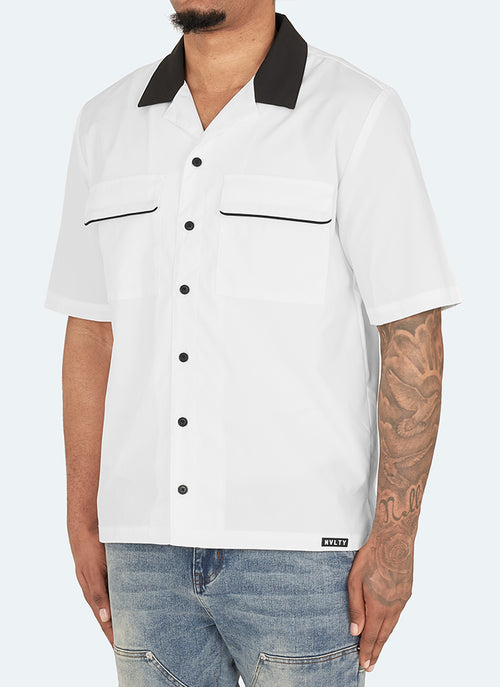 Contrast Shirt - White/Black