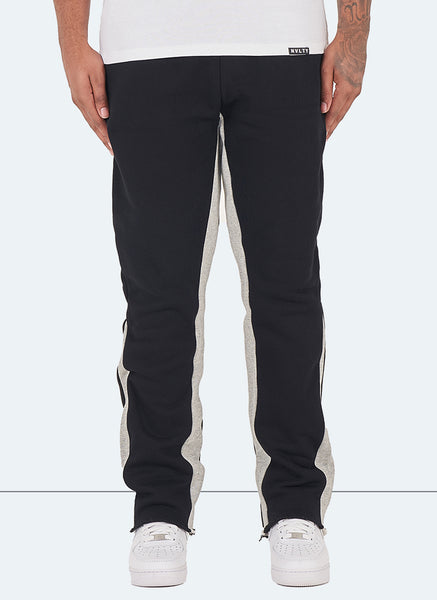 Mens flared tracksuit bottoms hot sale