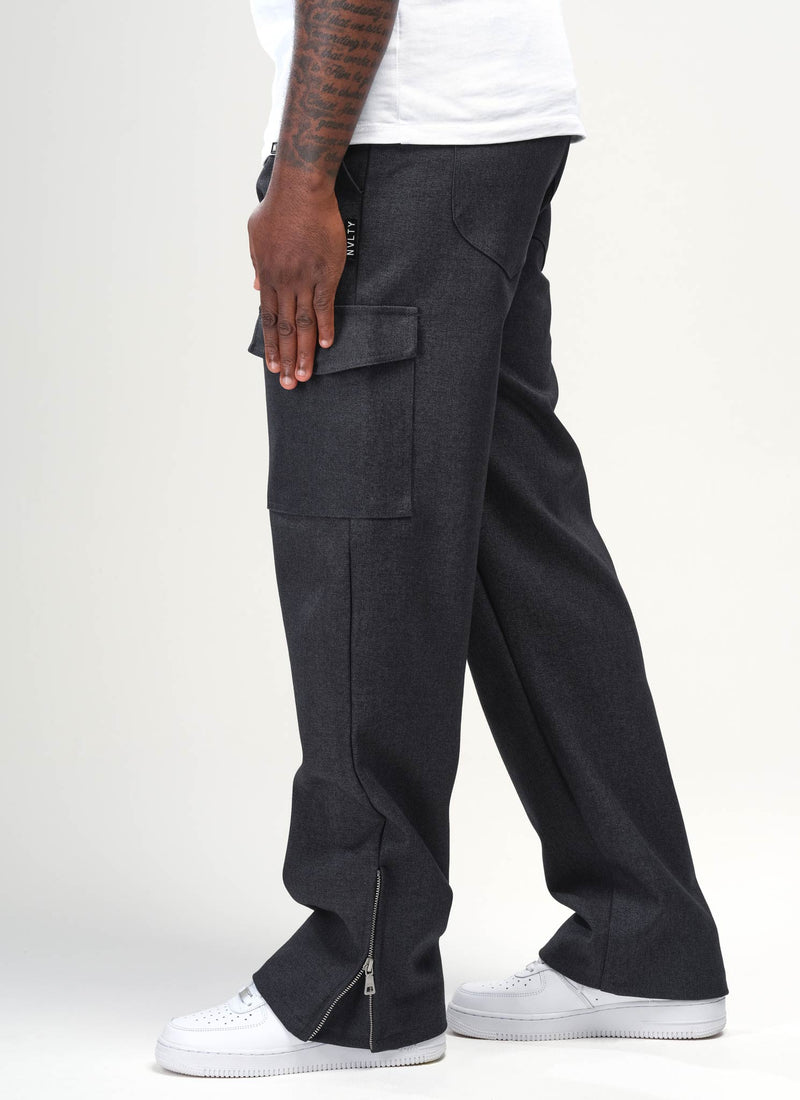 Tailored Militant Pants - Black