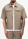 Tailored Militant Shirt - Brown