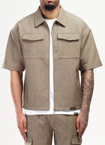 Tailored Militant Shirt - Brown