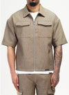 Tailored Militant Shirt - Brown