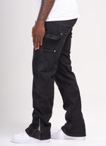 Vintage Carpenter Rivet Jeans - Black