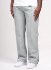 Twill Pleat Pants - Grey