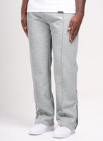 Twill Pleat Pants - Grey