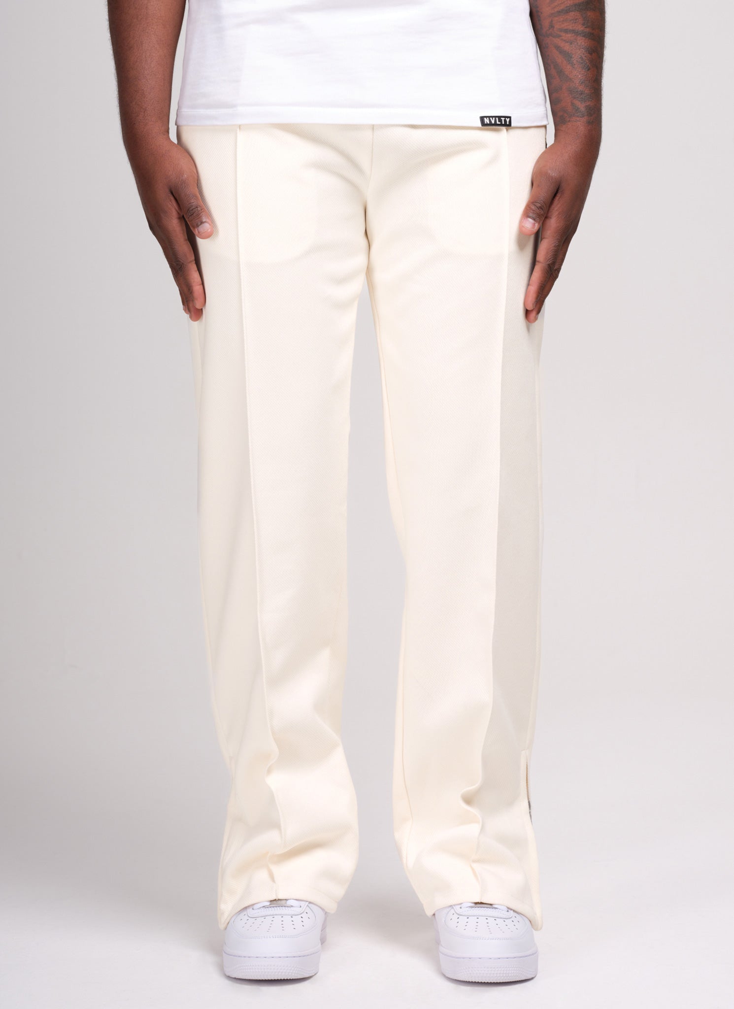 Twill Pleat Pants - Ivory – N V L T Y