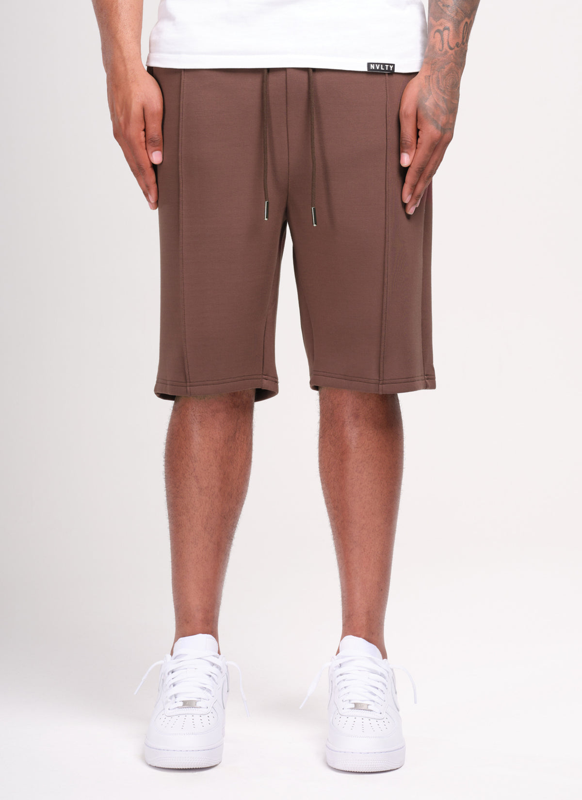 Scuba Structured Shorts - Brown