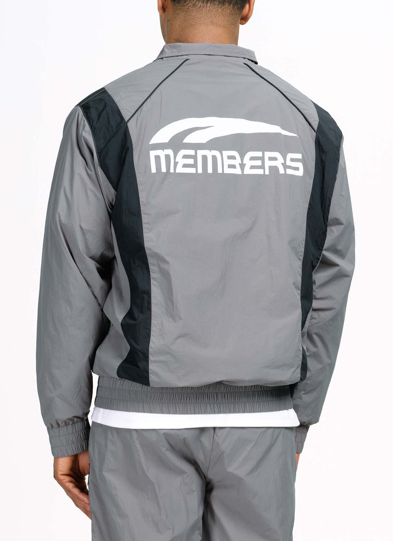 Members Track Jacket - Grey