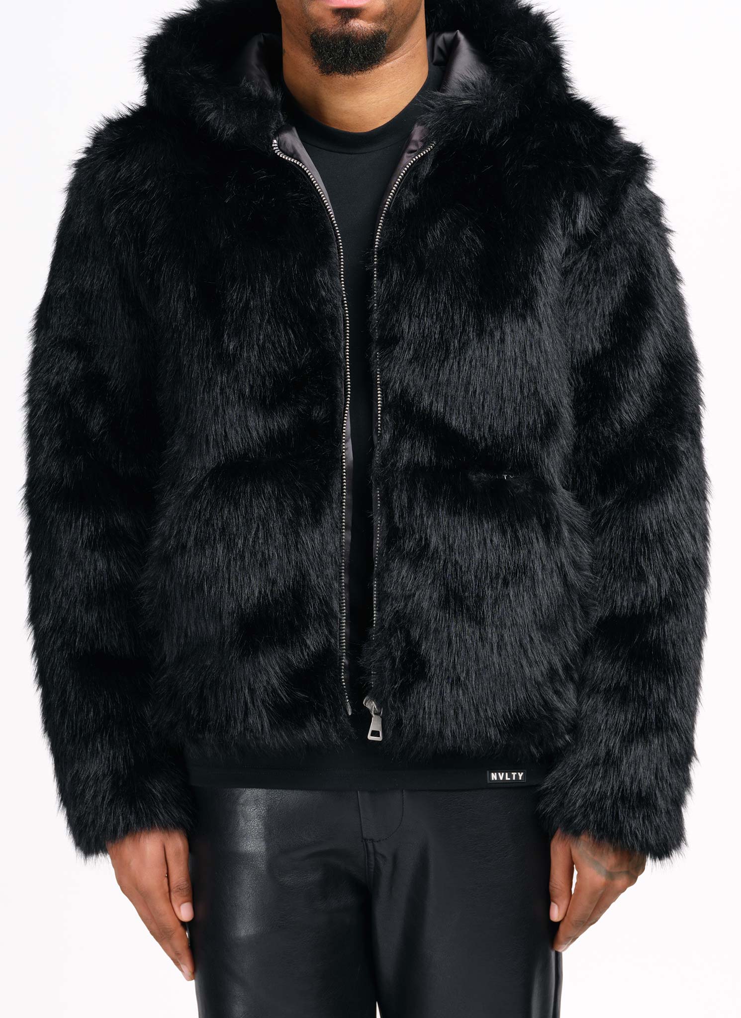 Fur Jacket - Black – N V L T Y