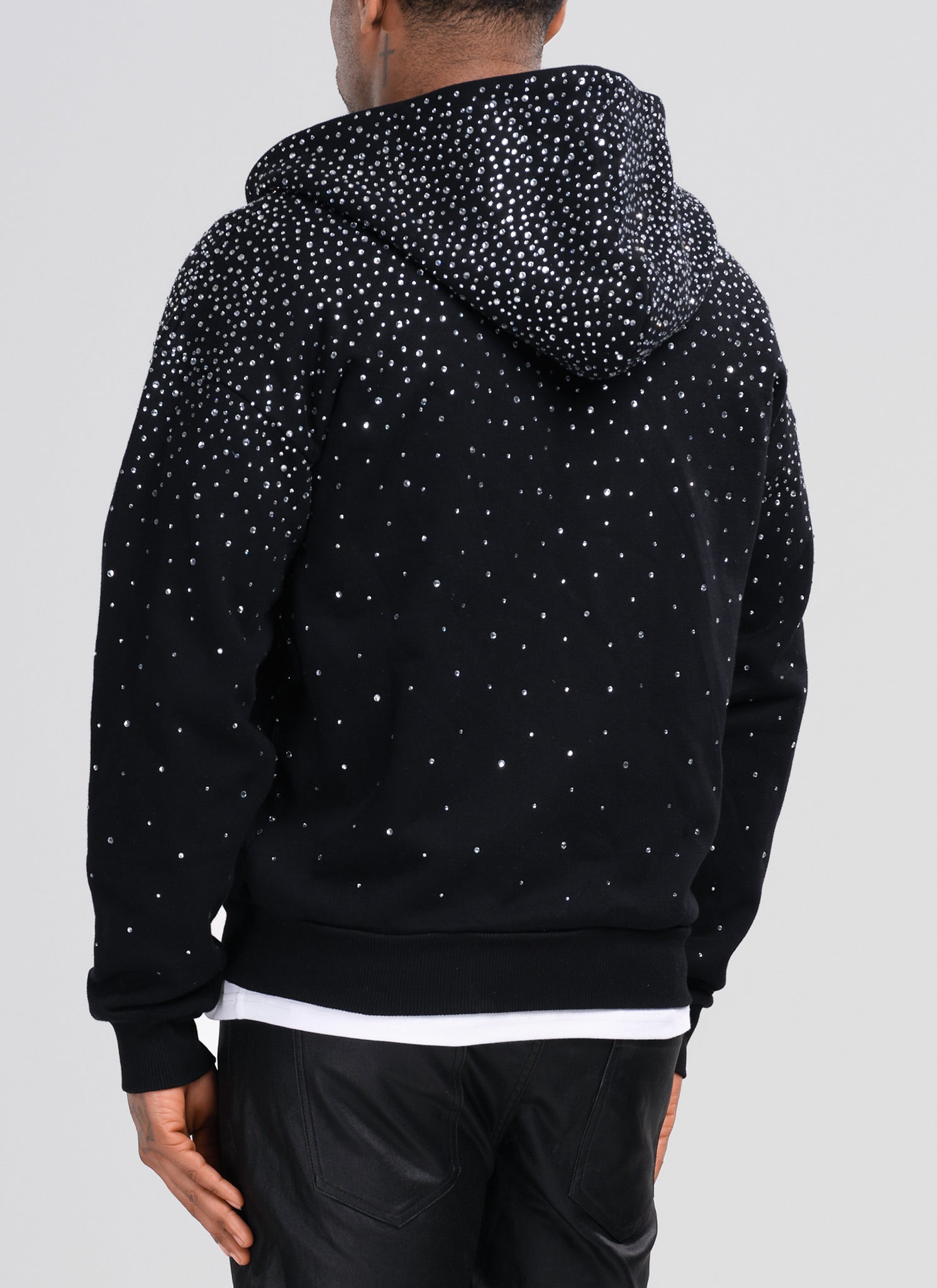 Vintage Flooded VVS Zip Hoodie - Black – N V L T Y