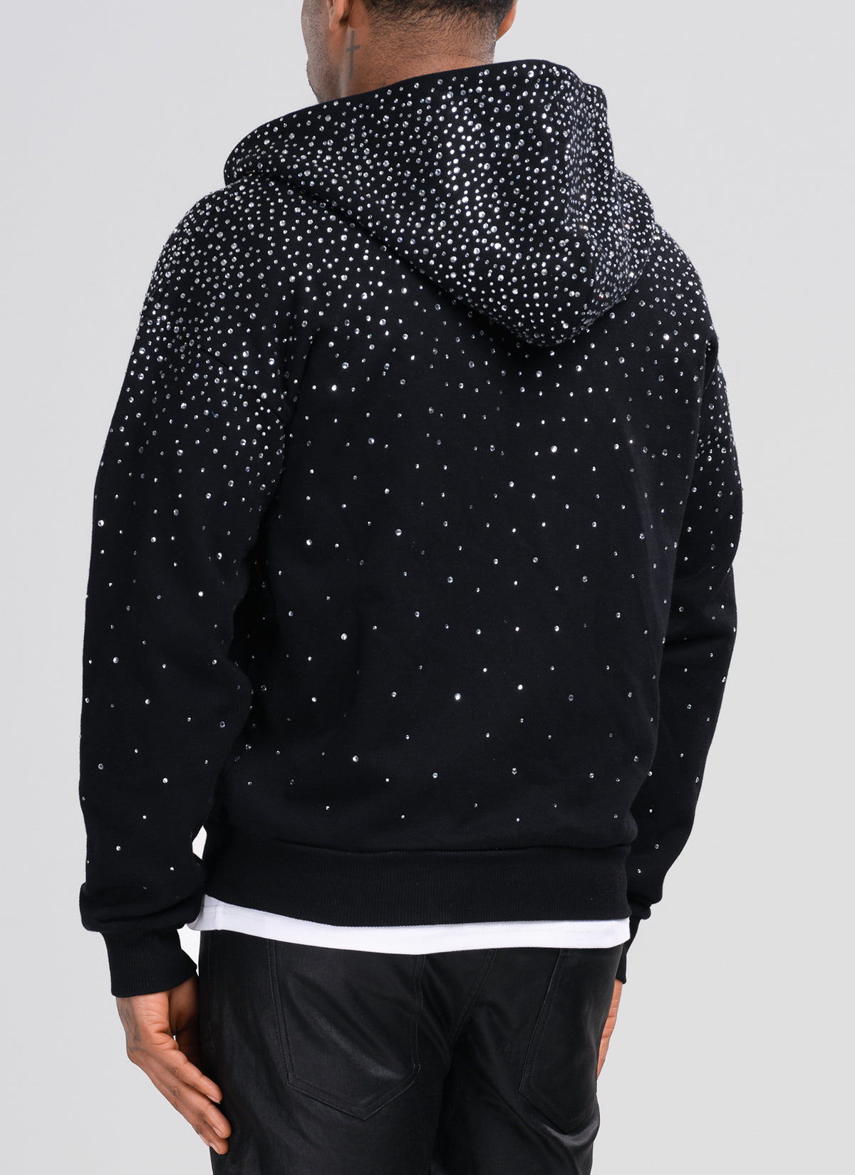 Vintage Flooded VVS Zip Hoodie - Black