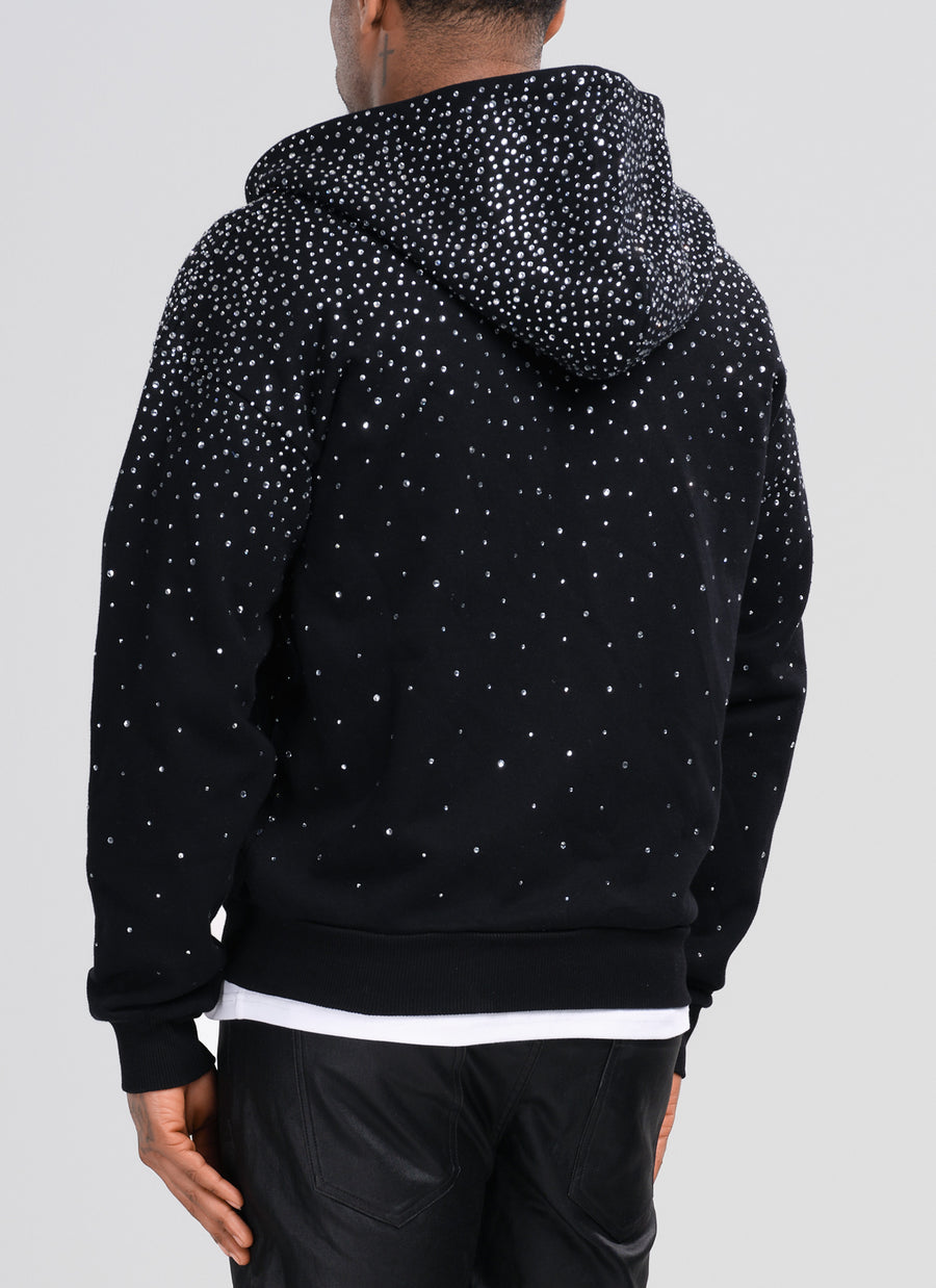 Vintage Flooded VVS Zip Hoodie - Black