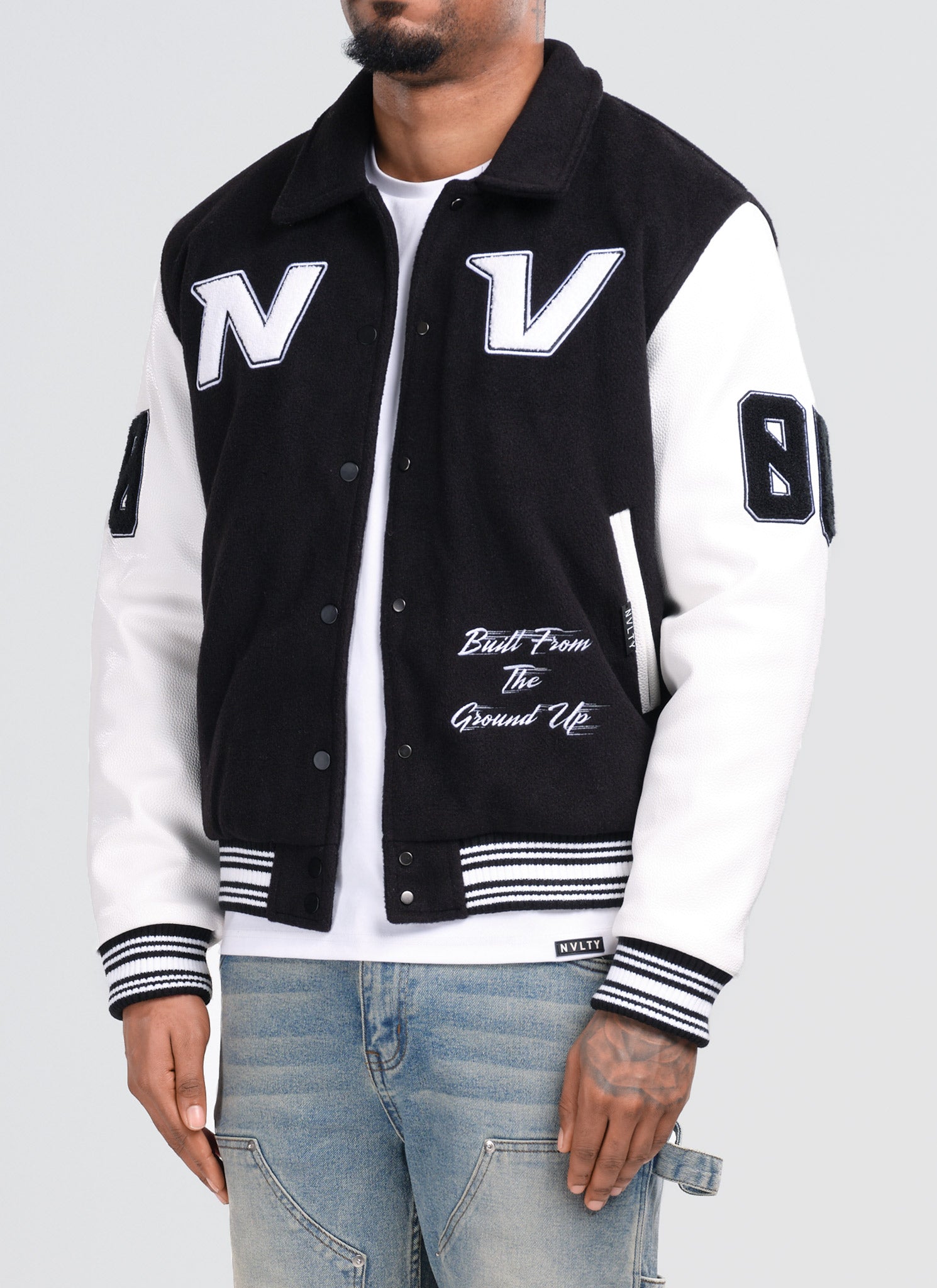 All Star Varsity Jacket - Black – N V L T Y