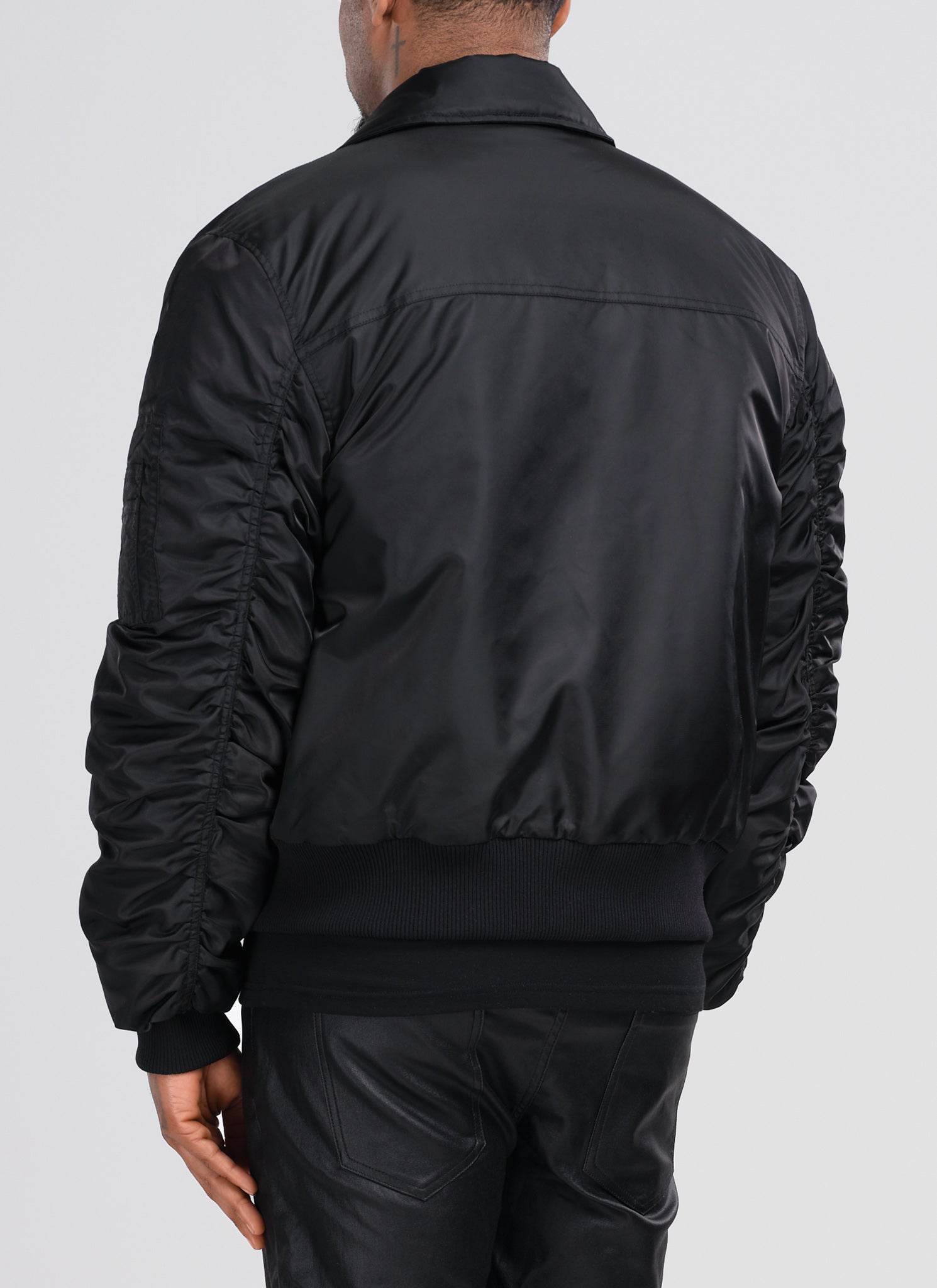 Aviator Flight Jacket - Black