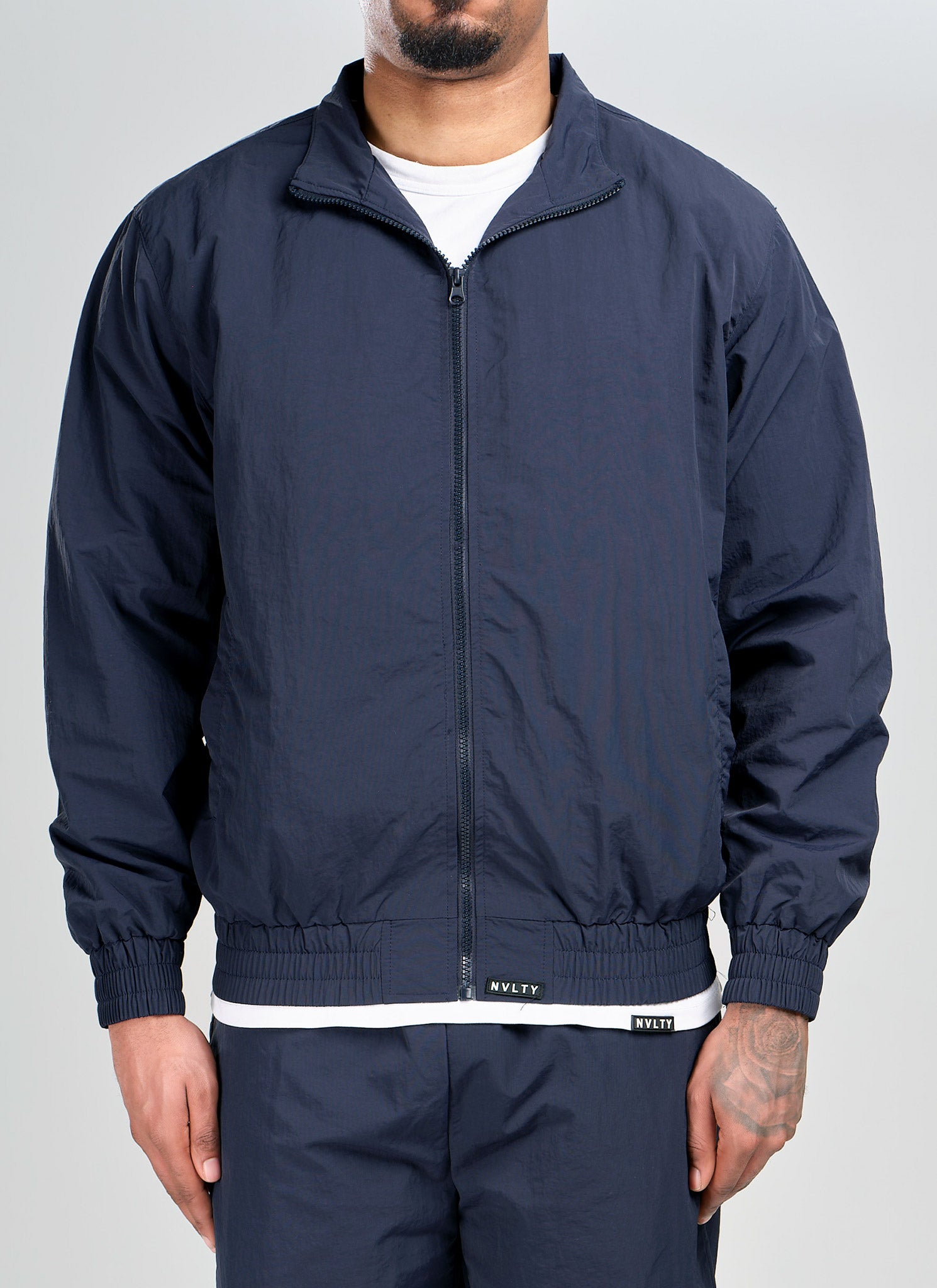 Heavyweight Luxe Track Jacket - Navy