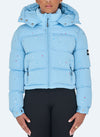 Paint Puffer Jacket - Baby Blue