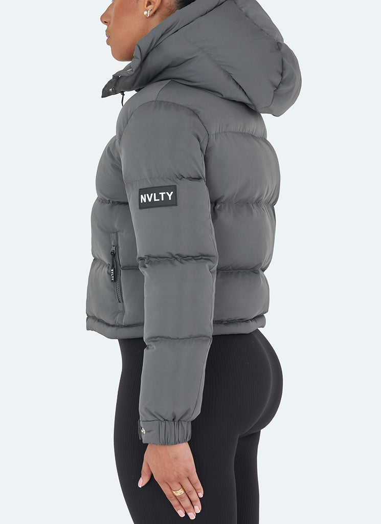 Nvlt water repellent hooded down best sale coat
