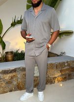 Pleated Trousers - Grey