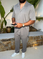 Pleated Trousers - Grey