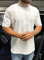 Logo Rib T-Shirt - White