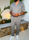 Pleated Trousers - Grey
