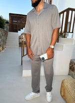 Pleated Trousers - Grey