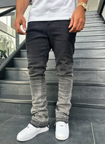 Vintage Flare Deep Fade Jeans - Black