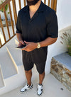 Pleated Shorts - Black