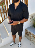 Pleated Shorts - Black