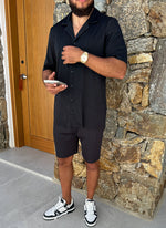 Pleated Shorts - Black