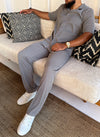 Pleated Trousers - Grey