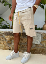 Vintage 4 Pocket Cargo Shorts - Stone