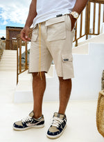 Vintage 4 Pocket Cargo Shorts - Stone