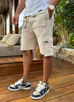 Vintage 4 Pocket Cargo Shorts - Stone
