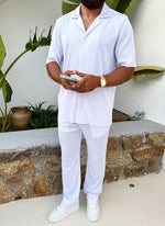 Pleated Trousers - White