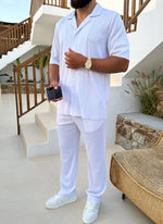 Pleated Trousers - White
