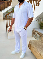 Pleated Trousers - White