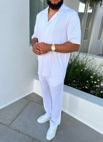 Pleated Trousers - White