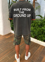 Built From The Ground Up T-Shirt - Washed Black