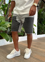 Vintage Carpenter Shorts - Grey/Washed Black