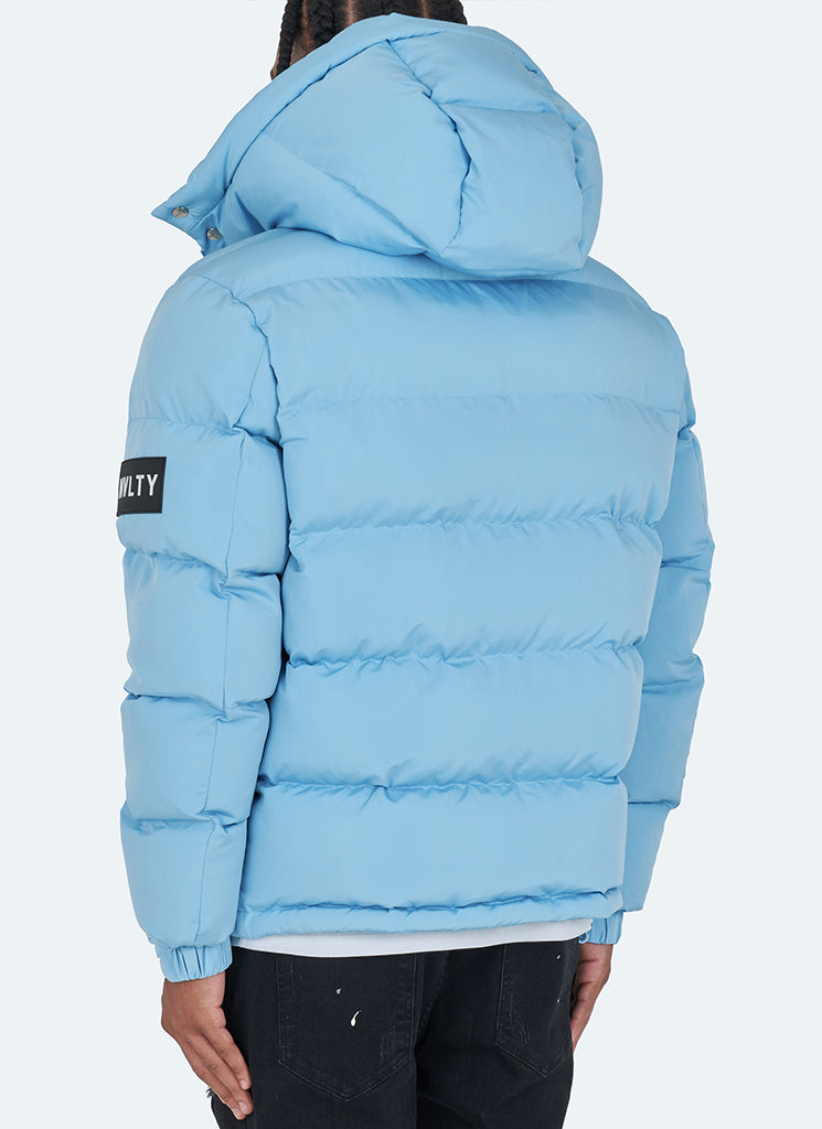 Essential Puffer Jacket - Baby Blue