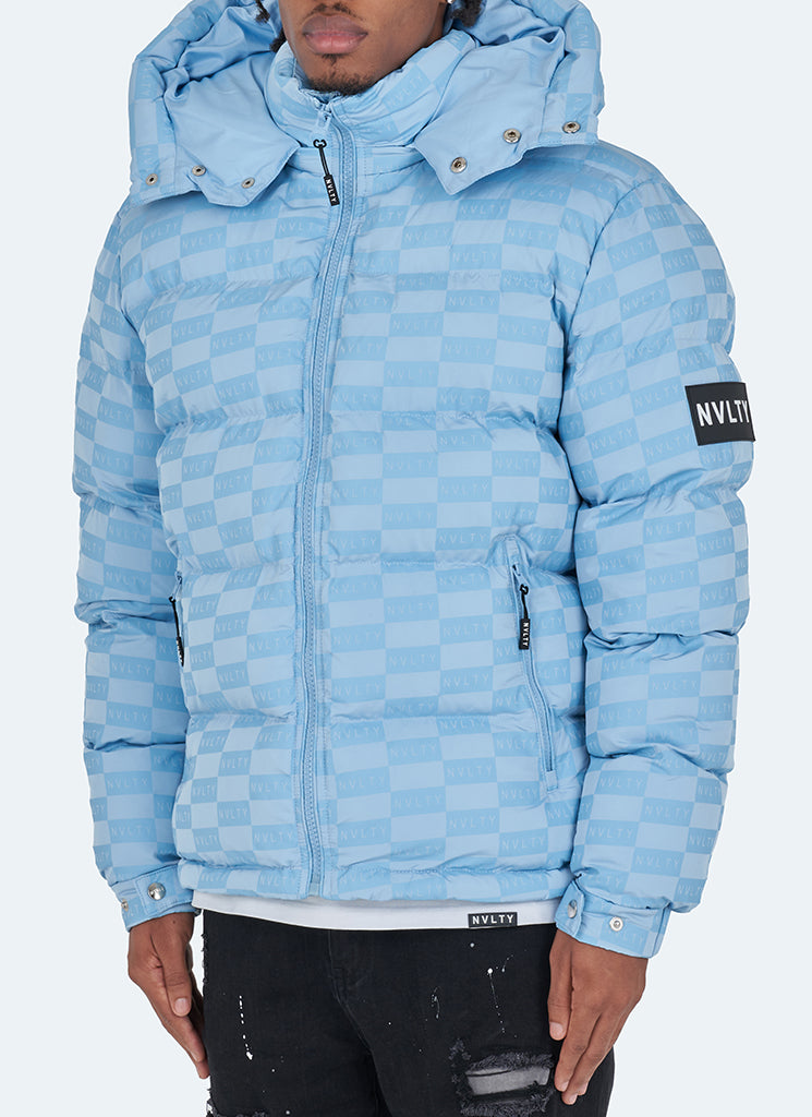 Baby blue online bubble coat